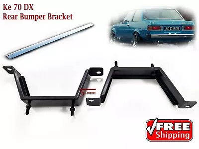 New Rear Bumper Bracket Fit Corolla KE70 Sedan DX Bumper Chrome Pair 1979-1983 • $120.99