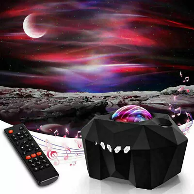 £28.99 • Buy Northern Lights Aurora Galaxy Projector Lamp Music Projection Night Light LED