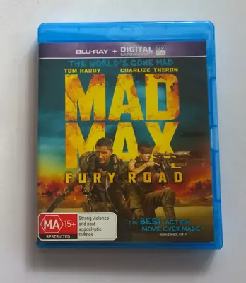 Blu Ray Very Clean Mad Max Fury Road  Region B Free Postage • $6