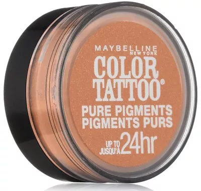 Maybelline Color Tattoo Pure Pigments 24 Hr Eye Shadow - Barely Brazen 55 • $4.49