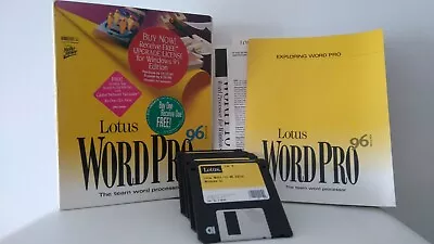 Lotus Word Pro 96 Bundle Edition For Windows 3.1 • £9.99