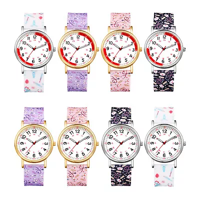 Waterproof Women's Nurse Watch Easy Read Dial Silicone Band Analog Medical Watch • $30.68