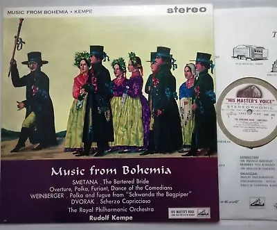 £250 • Buy EMI LP ASD 449 WHITE & GOLD: Music From Bohemia / Rudolf Kempe / RPO