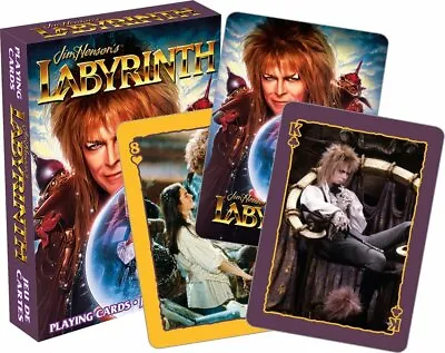 Jim Henson's Labyrinth (David Bowie) Set Of 52 Playing Cards  (+ Jokers) (nm) • £8.99