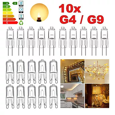 1/10x G4 G9 LED Halogen Light Bulbs 10W 20W 25W 40W 60W Capsule Lamps Warm White • £3.35