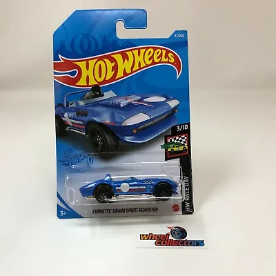 Corvette Grand Sport #37 * Blue * 2021 Hot Wheels Case B * B24 • $2.59