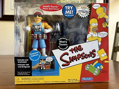 2002 The Simpsons Moe's Tavern Interactive Environment Bar Duffman Exclusive • $51.99