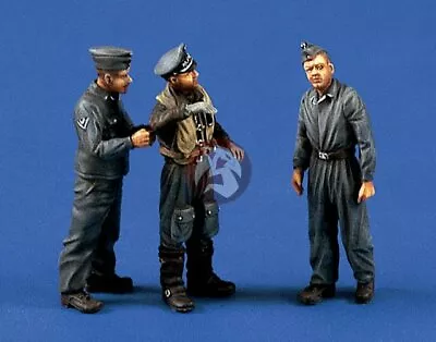 Verlinden 1/48 German Luftwaffe Pilot And Ground Crew WWII (3 Figures) 467 • $25.46