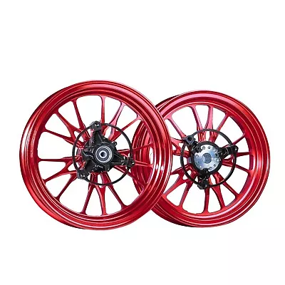 Forged Aluminum Alloy Rims Wheels GR15 For Yamaha Zuma 125 2022-2024 - Red Color • $939.32