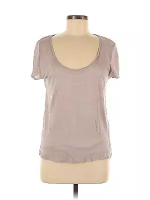 Majestic Paris Women Brown Short Sleeve T-Shirt 8 • $21.74