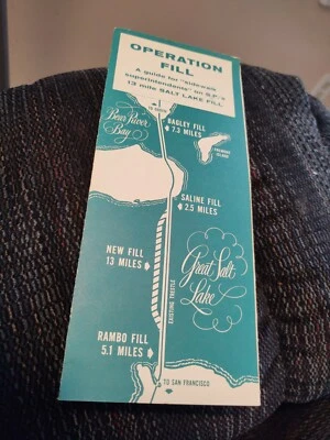 $8.92 • Buy Vtg. 1957 Southern Pacific Railroad Travel Brochure Operation Fill Salt Lake
