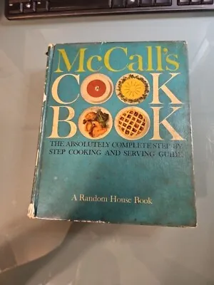 1963 McCall's Cookbook HC 1st Edition 1st Printing Turquoise Blue Cover Vintage • $3.50