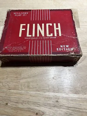 Vintage FLINCH Card Game Parker Brothers Inc New Edition 150 Card Set Complete  • $12