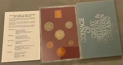 1979 Proof Set Of The Royal Mint Coinage Of Great Britain & Northern Ireland • £18