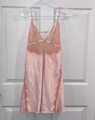 Victoria’s Secret Chemise Nightie Lingerie Babydoll Size XL New NWT Pink Peach • $22.49