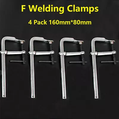 4 Pack F Welding Clamp 160×80mm Heavy Duty Industrial Quality Forged Steel Clips • $58.99