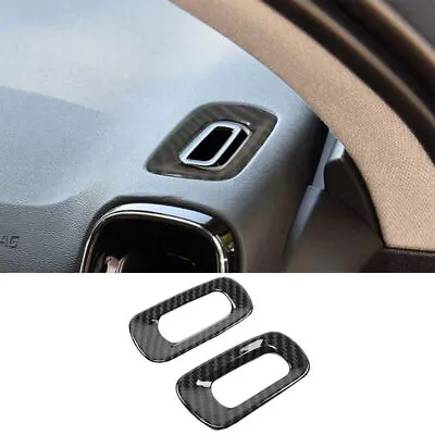 2X For Volvo XC40 2018-2022 Carbon Fiber Console L&R Air Outlet Vent Frame Trim • $24.99