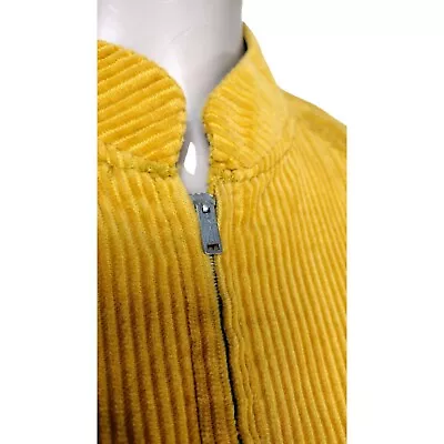 Wrap-Sak By Barry Vintage 60s MOD Mustard Corduroy Dolman Sleeve House Dress • $85