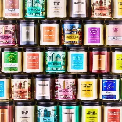 BATH & BODY WORKS SINGLE WICK CANDLE 7 Oz / 198 G YOU CHOOSE THE SCENT!! *NEW* • $12.50