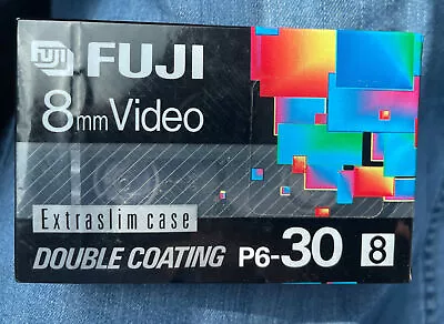 FUJIFILM Fuji Film P6-30 8mm Video Cassette Camcorder Tape (SEALED) • $4.99