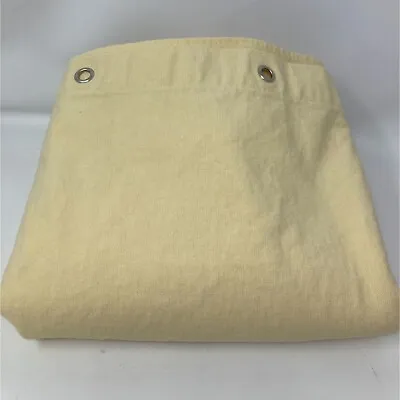 Restoration Hardware Linen Shower Curtain ~ Butter Yellow • $49.95