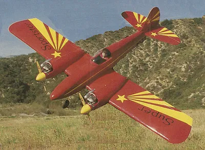 Super Sportster Twin Sport Plane PlansTemplates And Instructions 62ws • $19.99