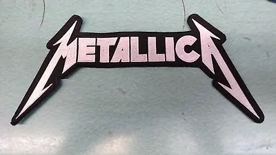 METALLICA Logo BACK PATCH Embroidered NEW Metallica Thrash Metal USA Seller  • $15
