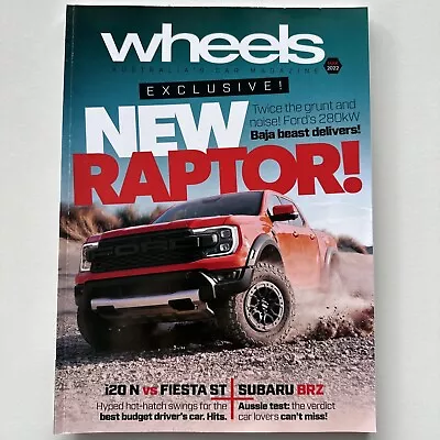 Wheels Magazine March 2022 - Ford Ranger Raptor • $14.90