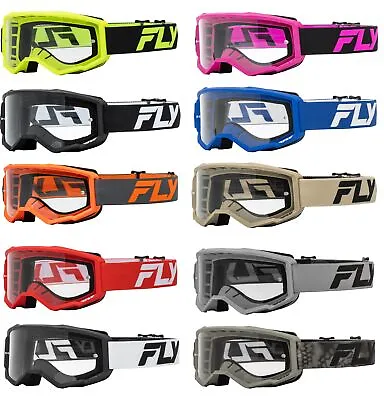 Fly Racing Focus Adult And Youth MX ATV Off-Road Riding Goggles • $27.95