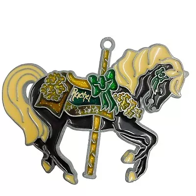 Vintage Makit & Bakit Carousel Horse Suncatcher Ornament • $6.97