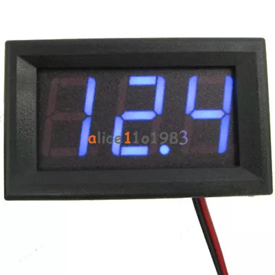 0.56  Mini DC5-30V Voltmeter LED Panel Digital Display Volt Voltage Meter Blue • $1.29