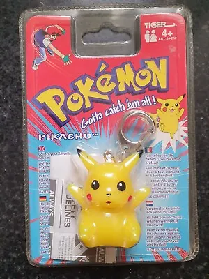 £9.99 • Buy Pikachu Pokémon Light Up Keychain Tiger Electronics Hasbro 1999 (Ref MJ2029)
