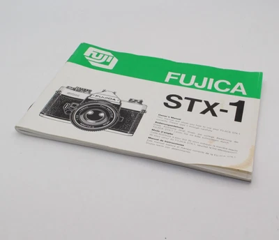 £9.95 • Buy Original Fujica STX-1 SLR 35mm Camera Manual / Instructions - Hard To Find - GC