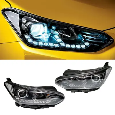 OEM LED DRL Halogen Head Light Lamp LH+RH 2p Set For Hyundai Veloster N • $1044