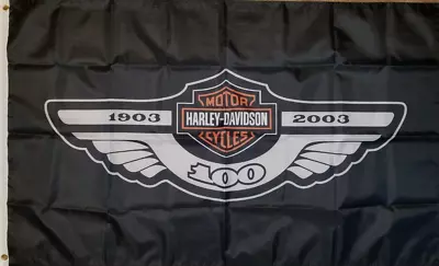 PRE-ORDER Harley Davidson Motorcycles 3x5 Ft Flag Banner Garage Decor Bday Gift • $11.92