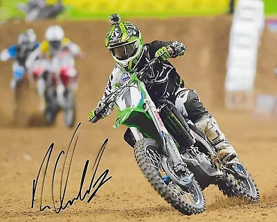 Ryan Villopoto Supercross Motocross Signed Autographed 8x10 Photo... • $109.99