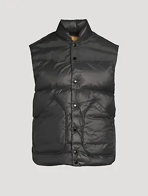 NWT Rag & Bone Men's Black Shield Down Vest Size L #SJ480 • $169.99
