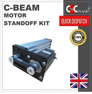 C-beam Actuator Motor Stand Off Plate Kit Nema 23 Reduction 20t 3gt Pulley Belt  • £29.95