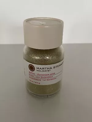 Martha Stewart Florentine Gold Glitter 1.5 Oz Jar New • $9.95