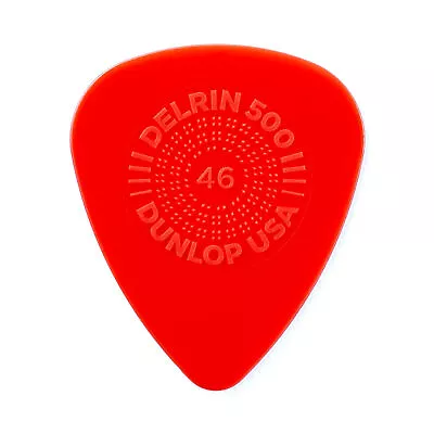 6 X Jim Dunlop Prime Grip DELRIN 500 0.46MM Gauge Guitar Picks 450R  • $5.44