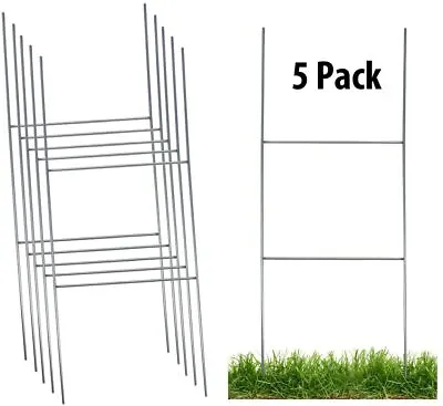 Sturdy Metal H Frame Wire Step Stakes For Yard Signs(10 X 30 Inch)(Stakes Only) • $13.99