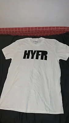 Men's Large White T Shirt Limited Edition 'HYFR YMCMB' NEW • £10
