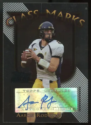 2005 Topps DPP Aaron Rodgers Class Marks RC Auto Silver /50 #CM-AR • $350