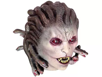 Medusa Costume Halloween Mask Headdress Headpiece Wig Cobra Statue Head Snakes • $57.99