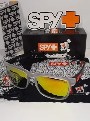 SPY Matte Translucent & Orange Sunglasses Ken Block Helm Spy+ Optics  • $21.99