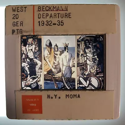 Max Beckmann  Departure  1932-35 Art 35mm Glass Slide • $20