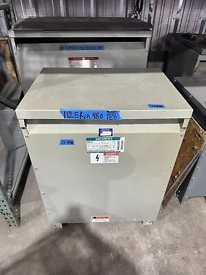 Siemens 112.5 Kva Transformer 3-phase 480 Hv▲ 208y/120 Lv 3f3y112 Tested&megged • $2700