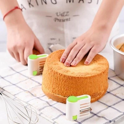 £3.59 • Buy 5 Layers Kitchen Cake Bread Cutter Leveler Slicer Cutting Fixator DIY Tools