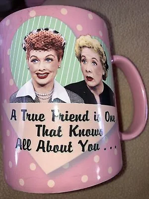 I Love Lucy A True Friend Is One That Knows All About You & Likes You Anyway Mug • $12