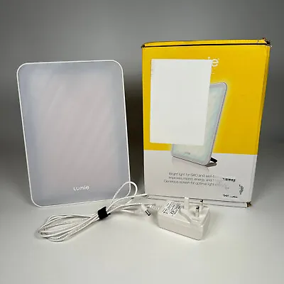 Lumie Vitamin L SAD Lamp Light Therapy 28x20cm 10000 Lux Slim Lightbox (used) • £39.99